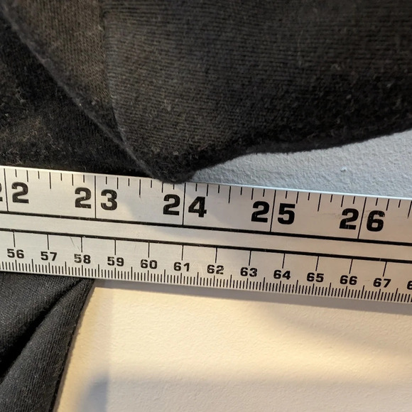 Vintage Donna Toran Black Studded Fringe Shoulder Sweater Women XL - Picture 7 of 9